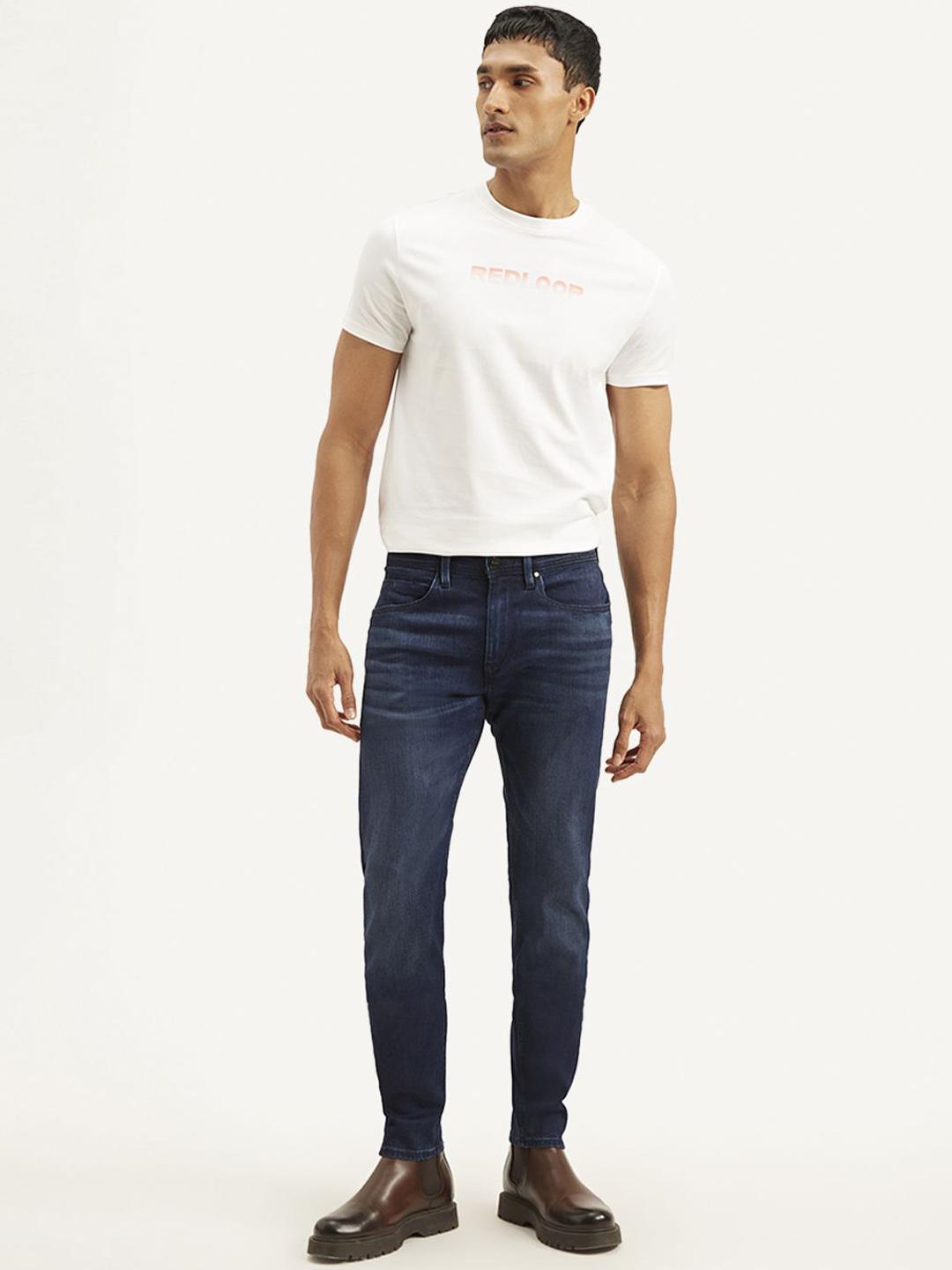 Buy Levis Redloop Men 1Slim Fit Mid Rise Light Fade Stretchable Jeans ...