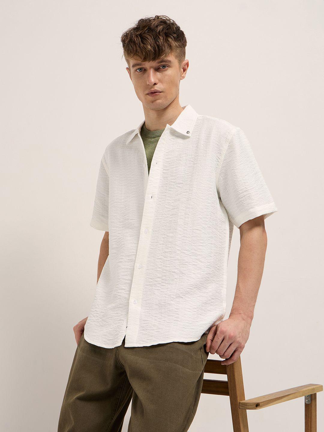 THE BEAR HOUSE Men Casual Shirt