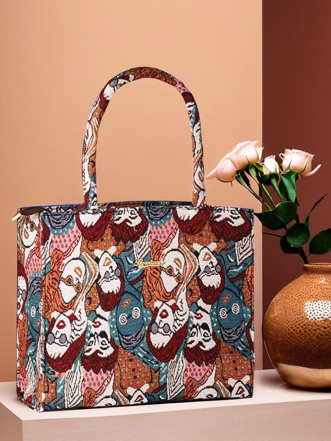 Buy BANDICOOT Bindas Printed Jute Water Resistant Large Structured Tote Bag - - Accessories for Women