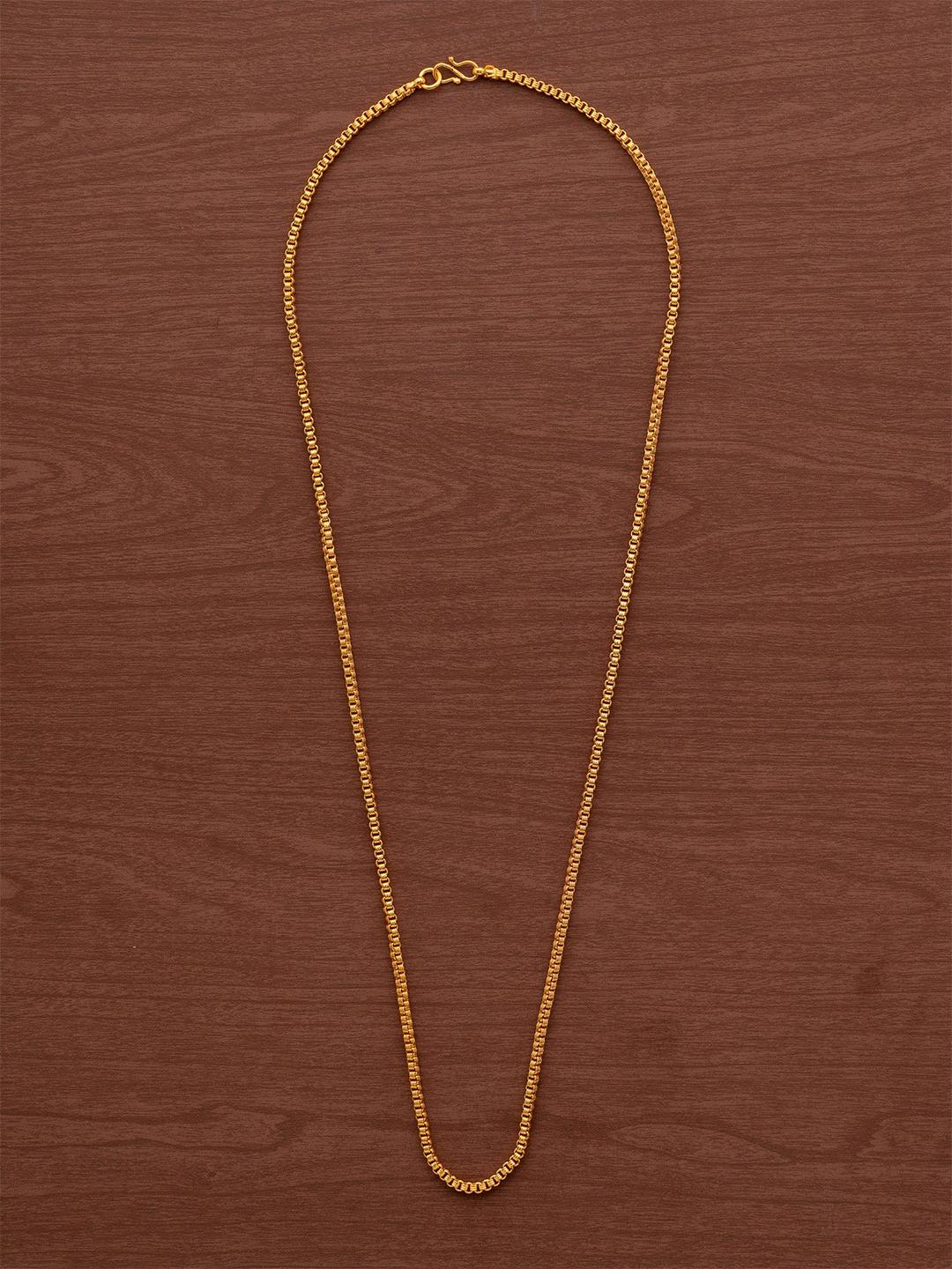 Buy ELEGANTDREAM Gold Plated Interlocking Chain - Necklace And Chains ...