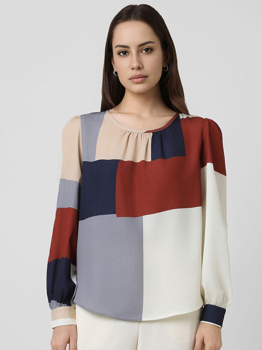 Colorblocked Top Buy Van Heusen Woman Colourblocked Top - Tops for Women 33521153 | Myntra