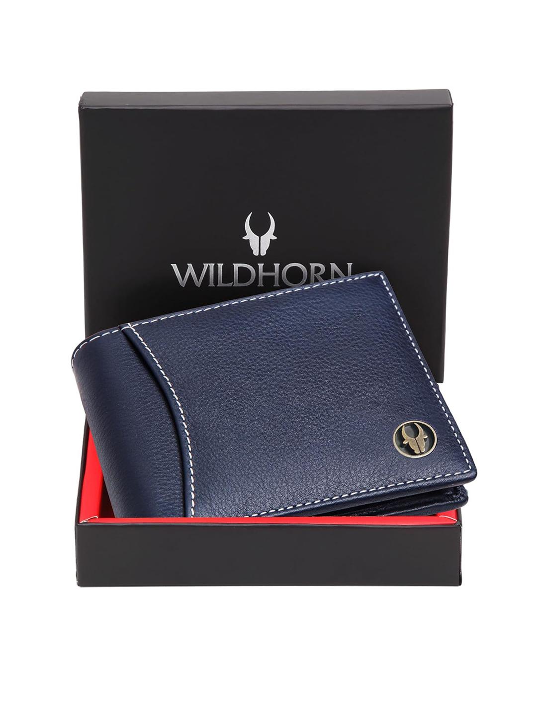 Buy WildHorn Men Leather Two Fold Wallet -  - Accessories for Men