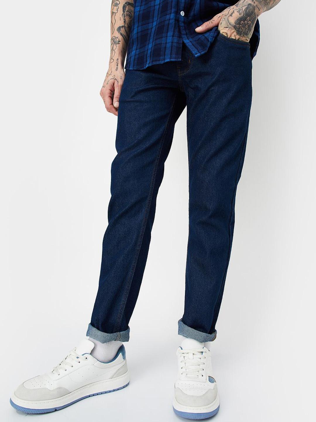 max Men Regular Fit Mid-Rise Jeans