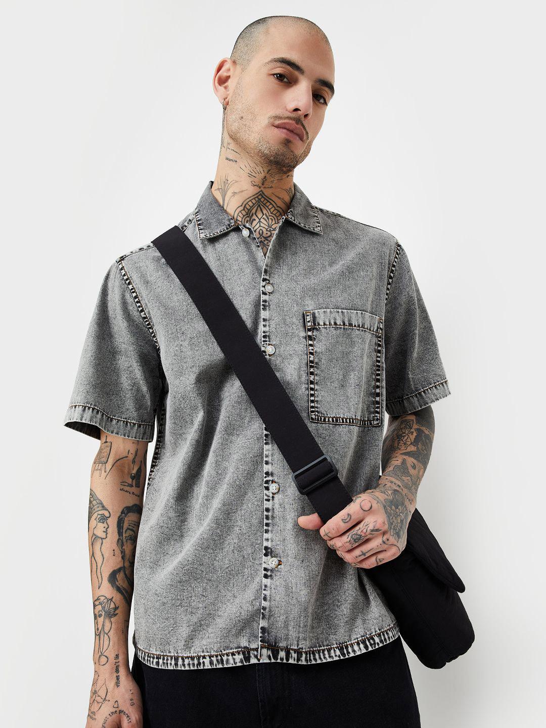 max Men Opaque Casual Shirt
