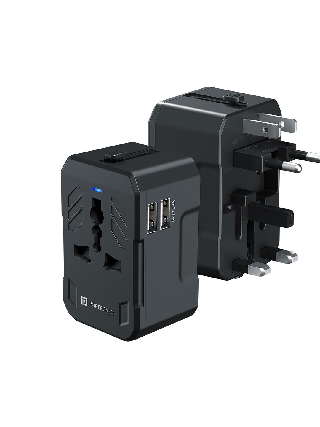 Buy Portronics Juicemate 2 Universal Travel Adapter With 12W Dual USB A Output Charger - - Electronics for Unisex