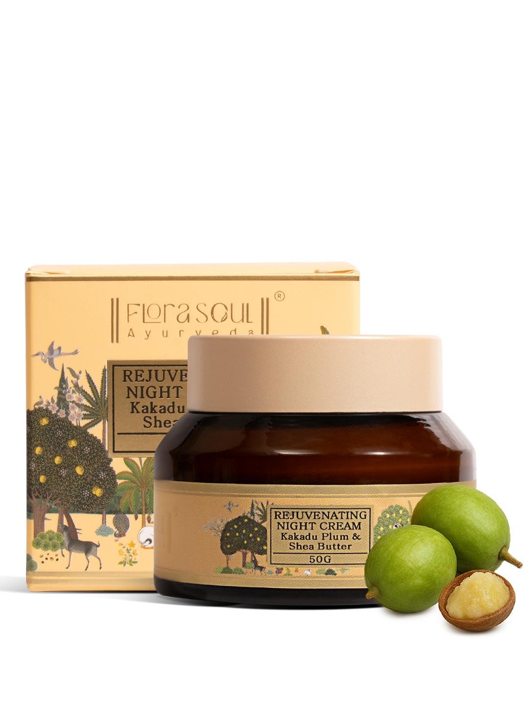 Buy FloraSoul Soul Ayurveda Rejuvenating Night Cream With Kakadu Plum & Shea Butter   50 G -  - Personal Care for Unisex