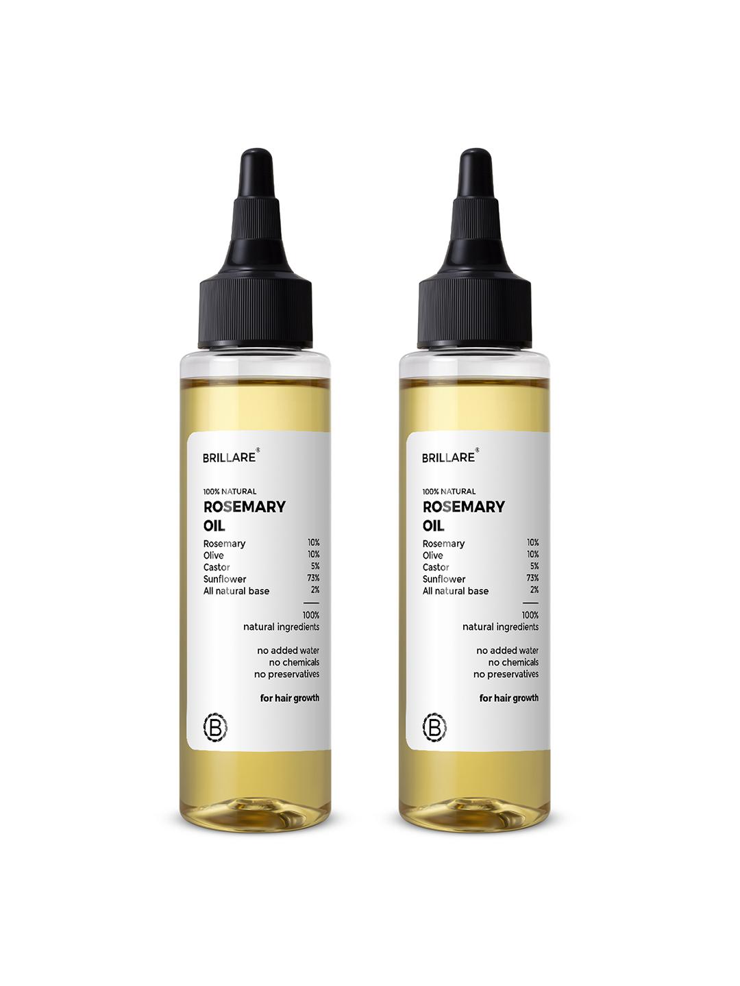 BRILLARE Rosemary Hair Oil 2x100ml Pack of 2 - Image 1