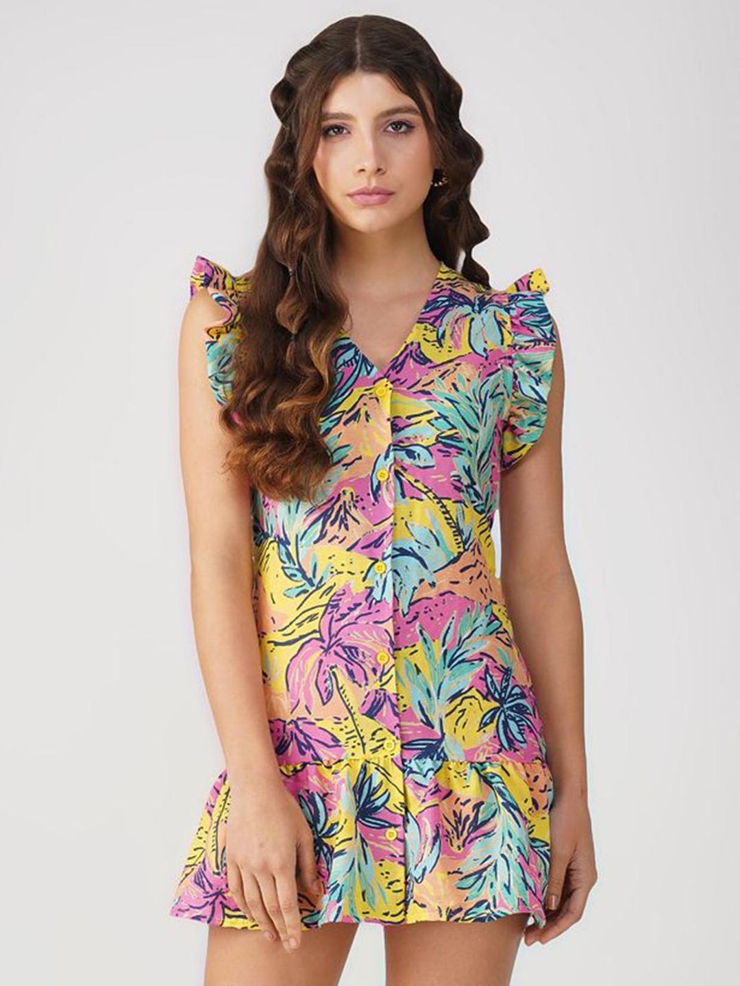 Buy HERE&NOW Women Polyester Fit And Flare Dresses - Dresses for Women ...