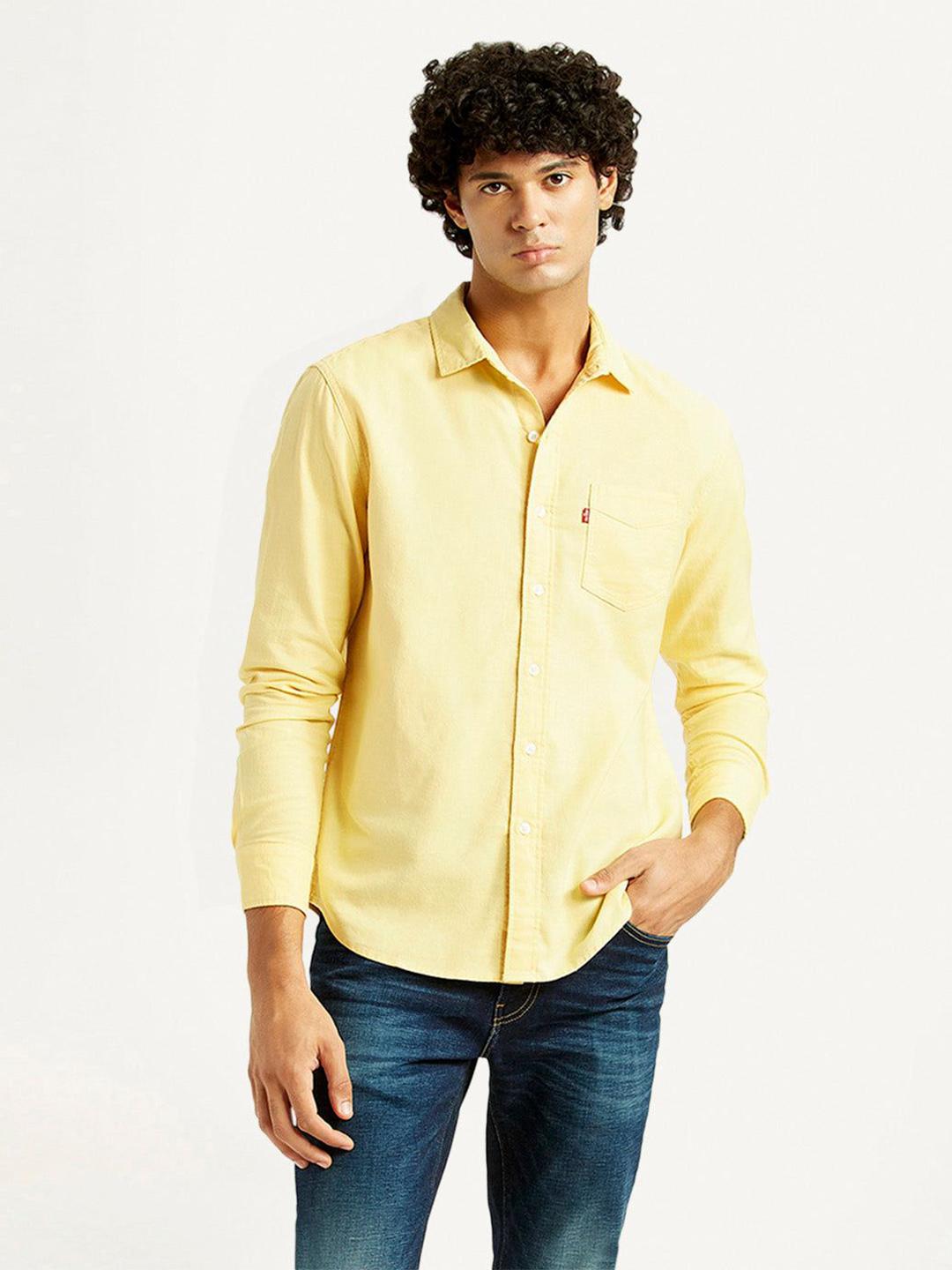 Levis Classic Spread Collar Cotton Slim Fit Casual Shirt