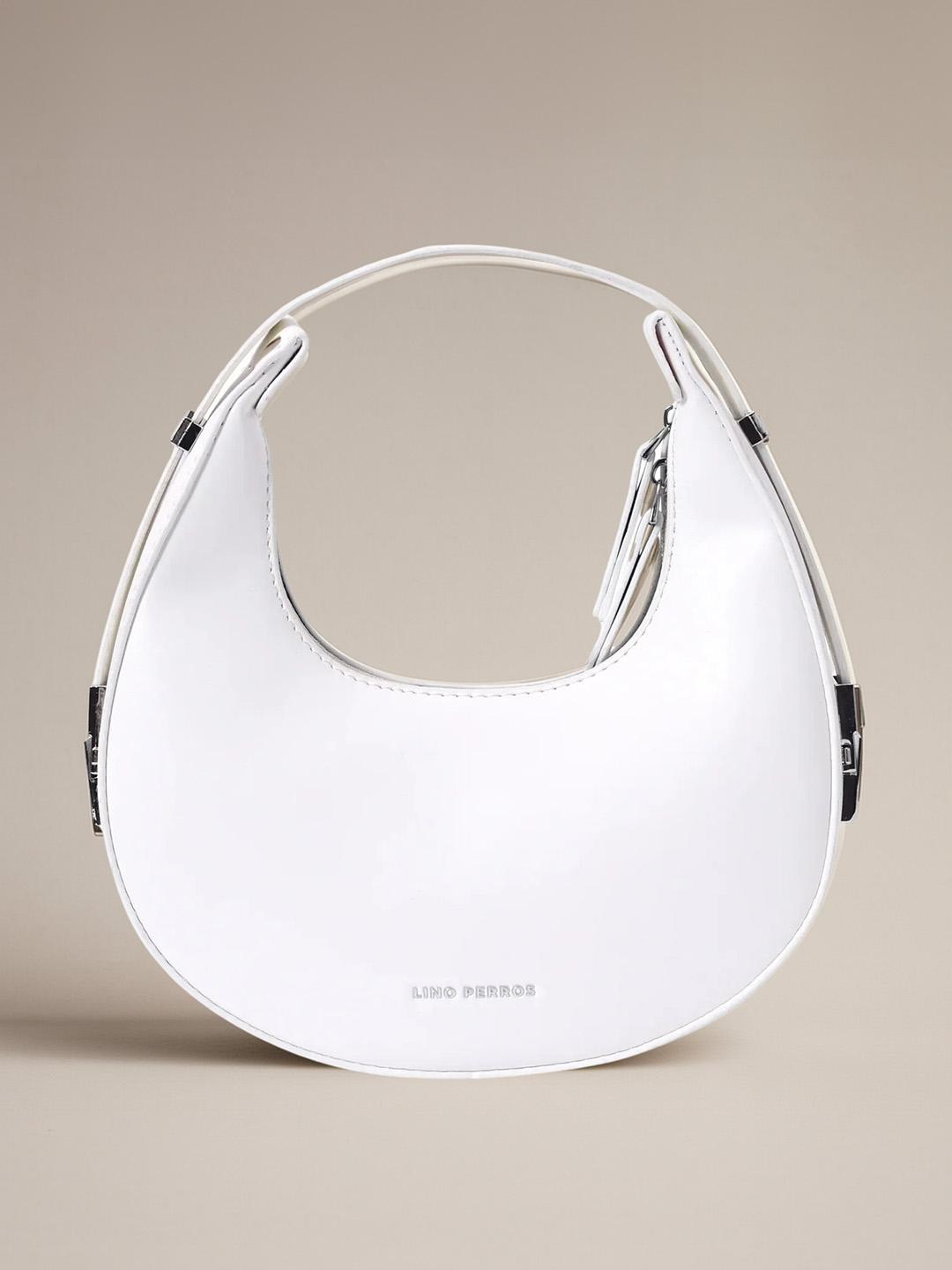 Buy Lino Perros Solid Mini Half Moon Handheld Bag -  - Accessories for Women