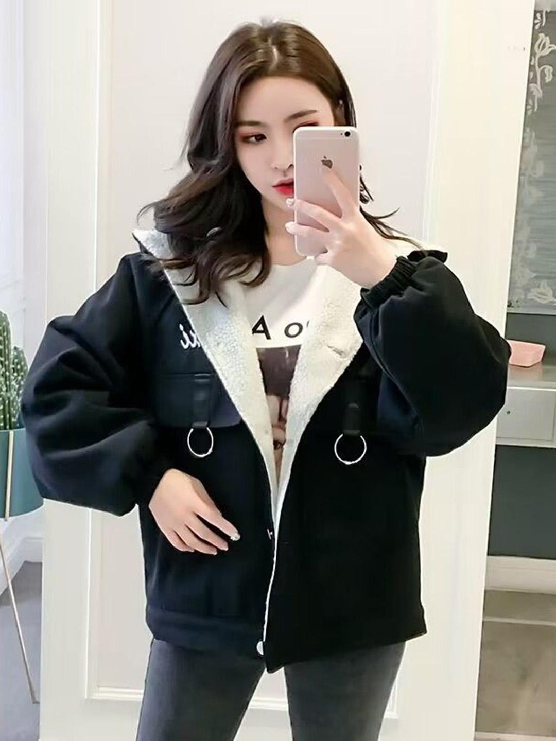 StyleCast Women Hooded Denim Jacket