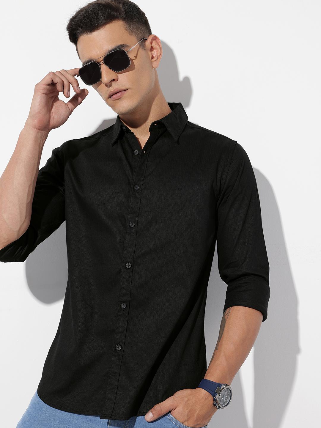 The Roadster Life Co. Textured Casual Shirt