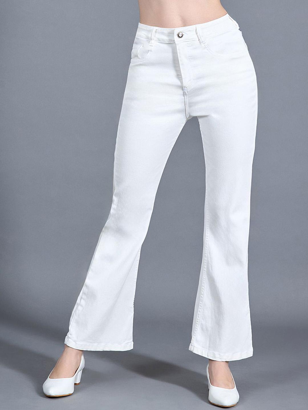 Miss Chase Women Bootcut High-Rise Stretchable Jeans