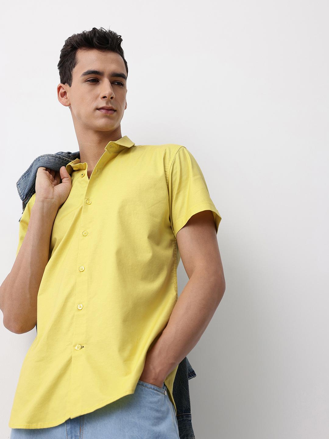 Mast & Harbour Spread Collar Casual Shirt