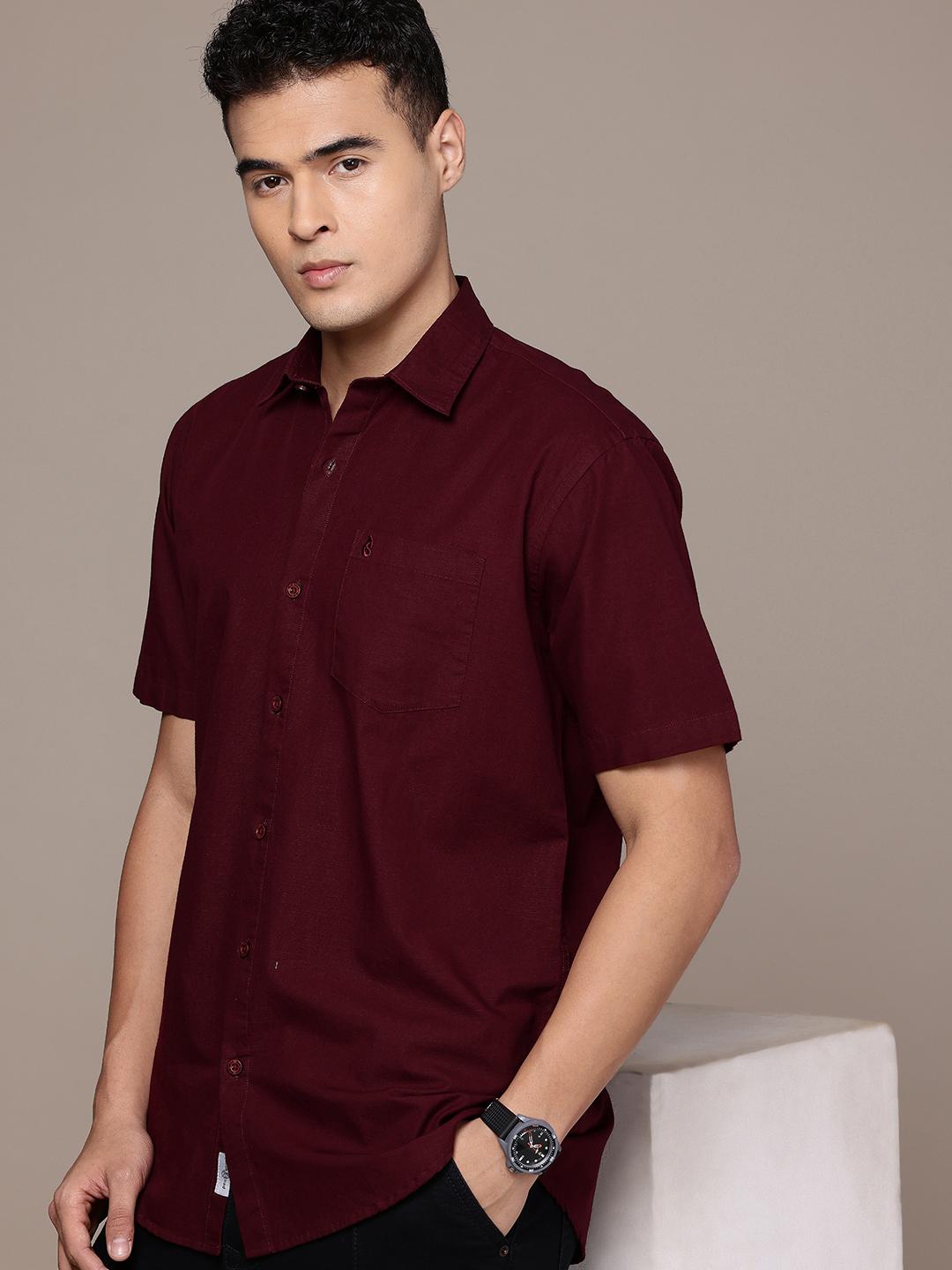 BS BLUE SQUAD Cotton Linen Casual Shirt