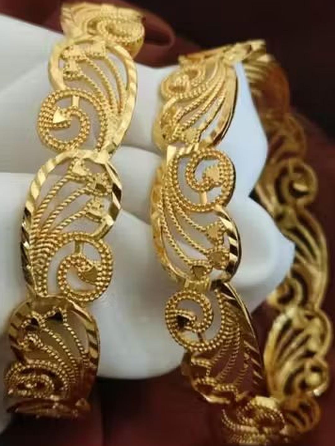 Buy Anouk Women Gold Plated Designer Cutwork Bangle - Bangle for Women ...