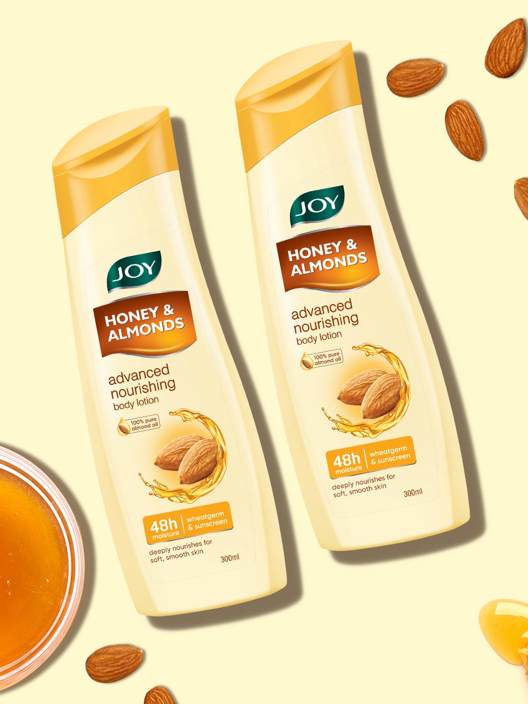 Buy JOY Set Of 2 Honey & Almonds Advanced Nourishing Body Lotion 300ml Each - - Personal Care for Unisex