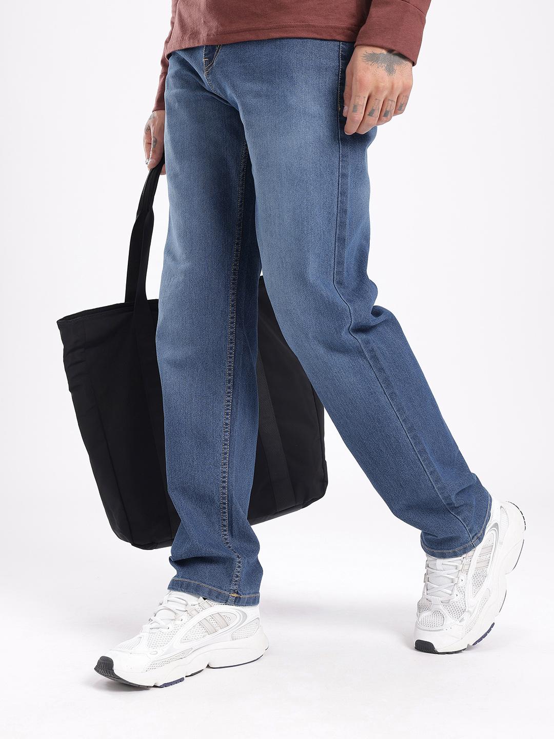 glitchez Men Light Fade Stretchable Jeans