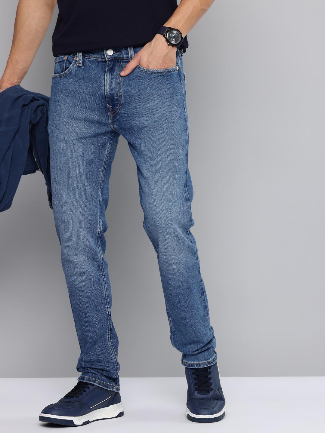 Levis Men 511 Slim Fit Heavy Fade Stretchable Jeans