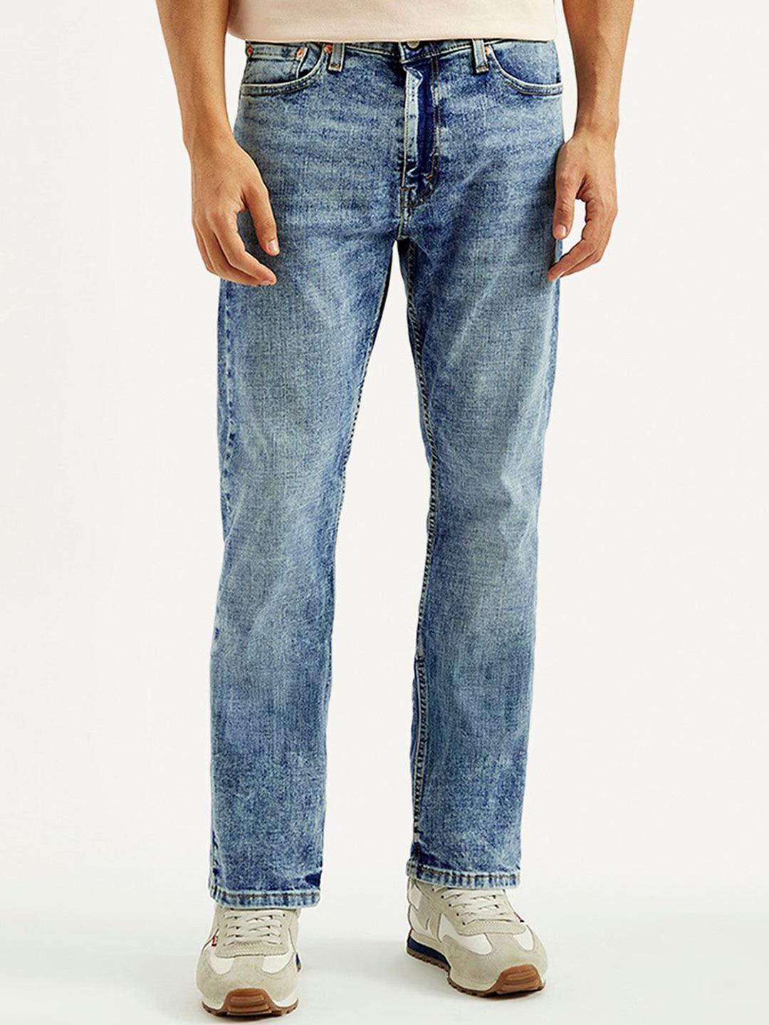Levis Men Classic Straight Fit Mid-Rise Light Fade Jeans