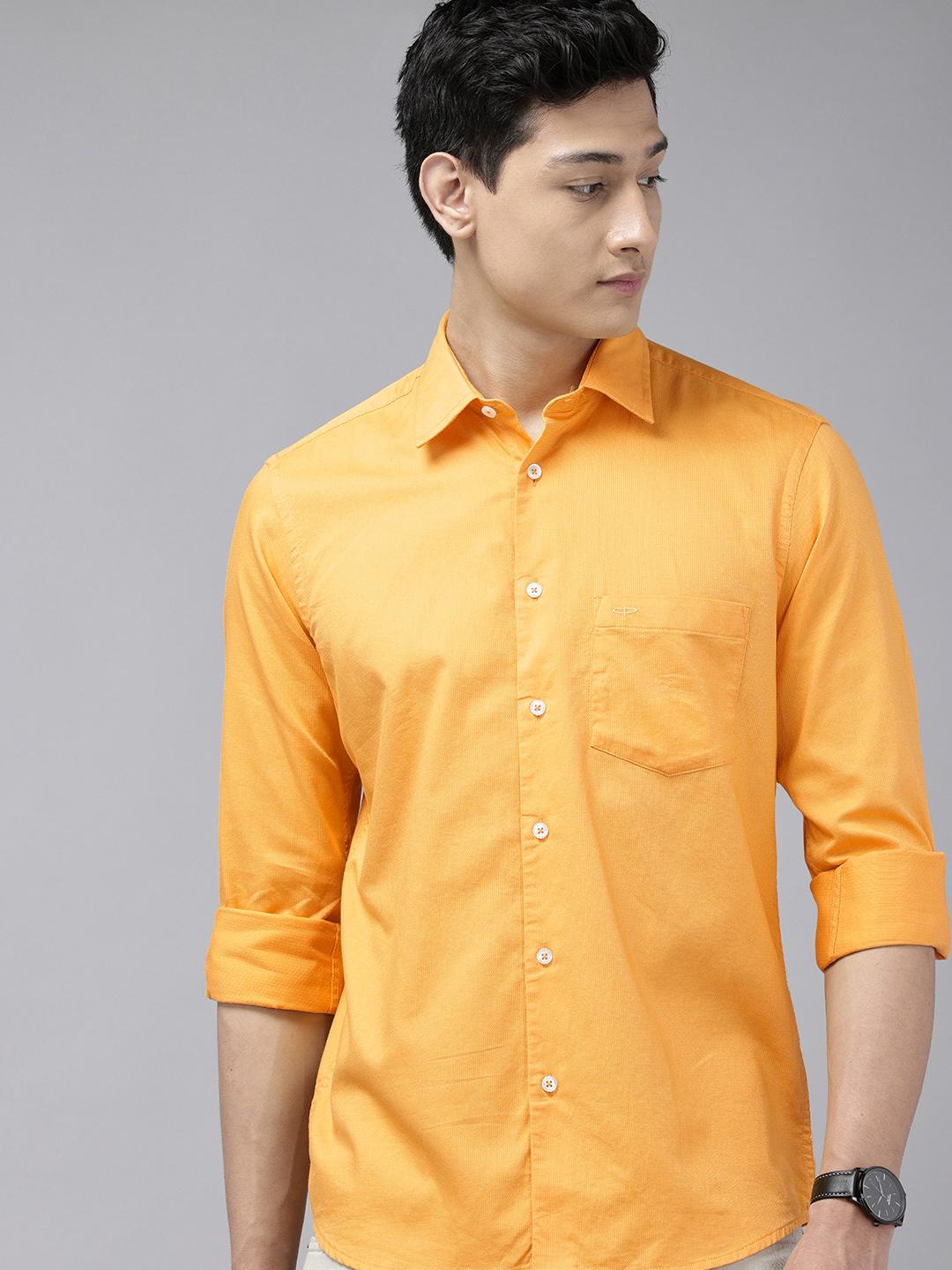 ColorPlus Pure Cotton Textured Casual Shirt