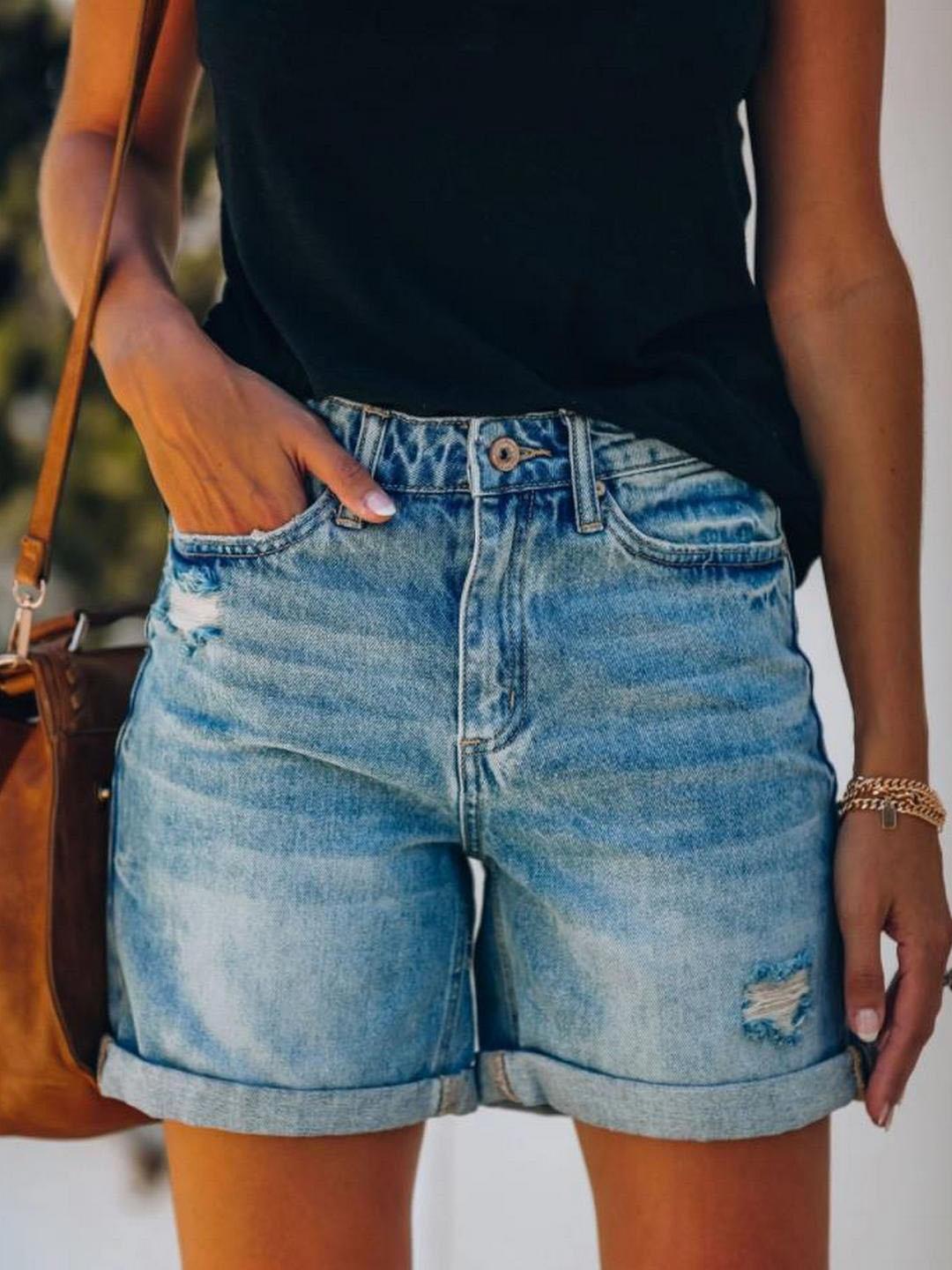 MID-WAIST SHORTS main image 1