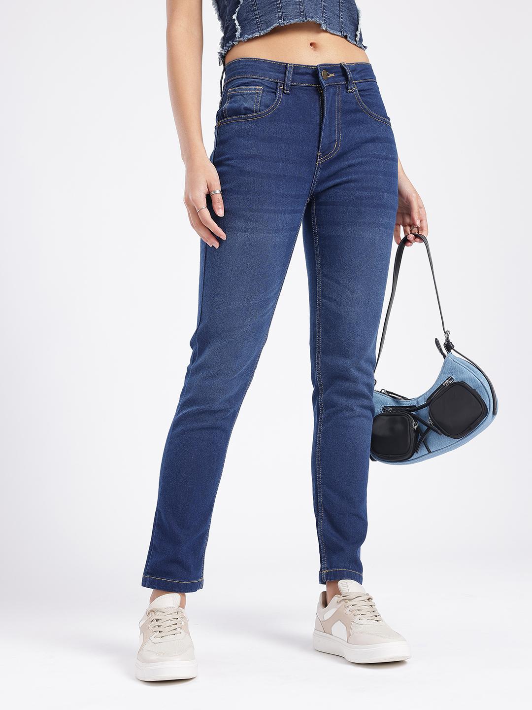 glitchez Women Light Fade Stretchable Jeans