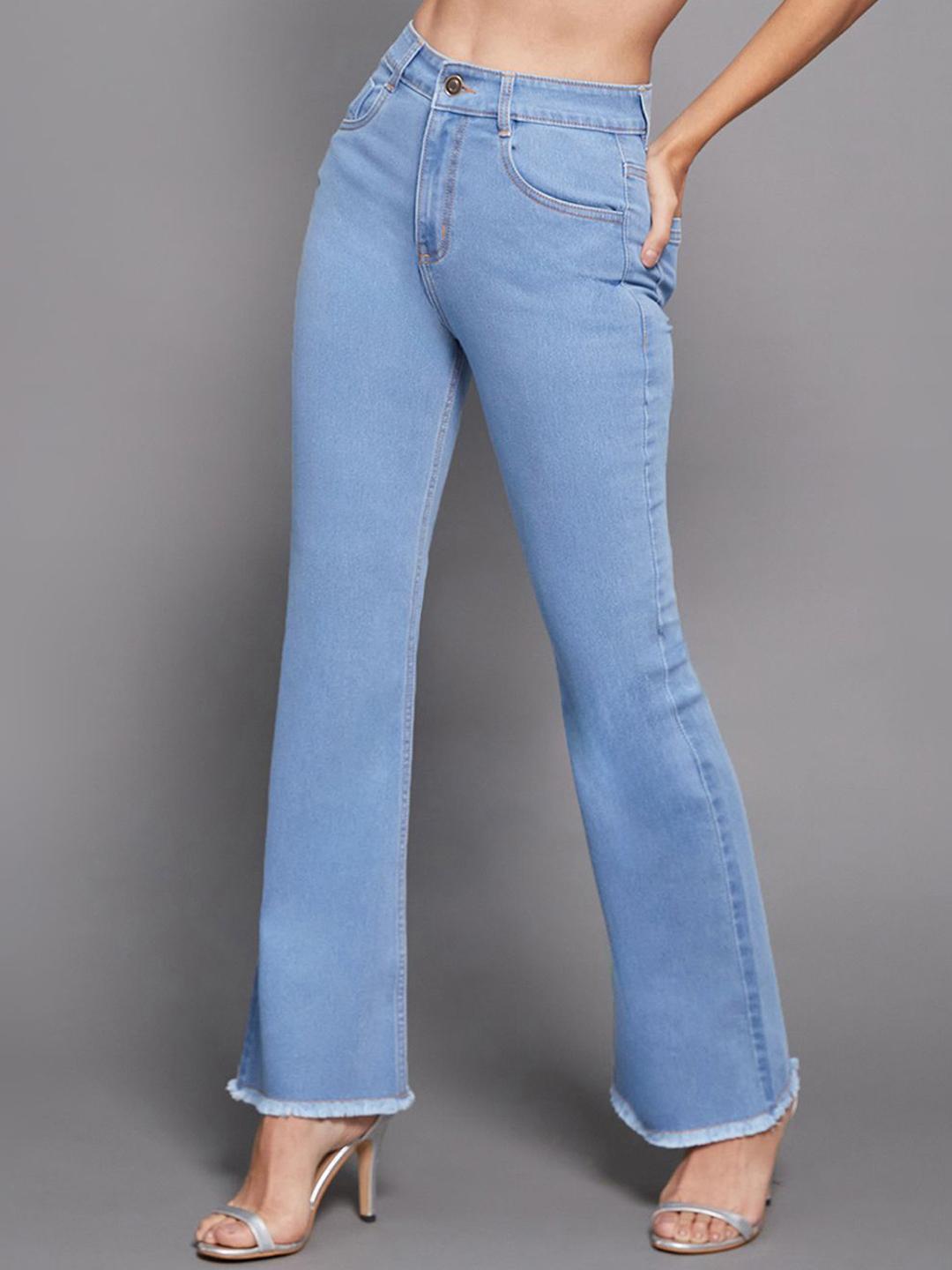 Miss Chase Women Bootcut High-Rise Jeans