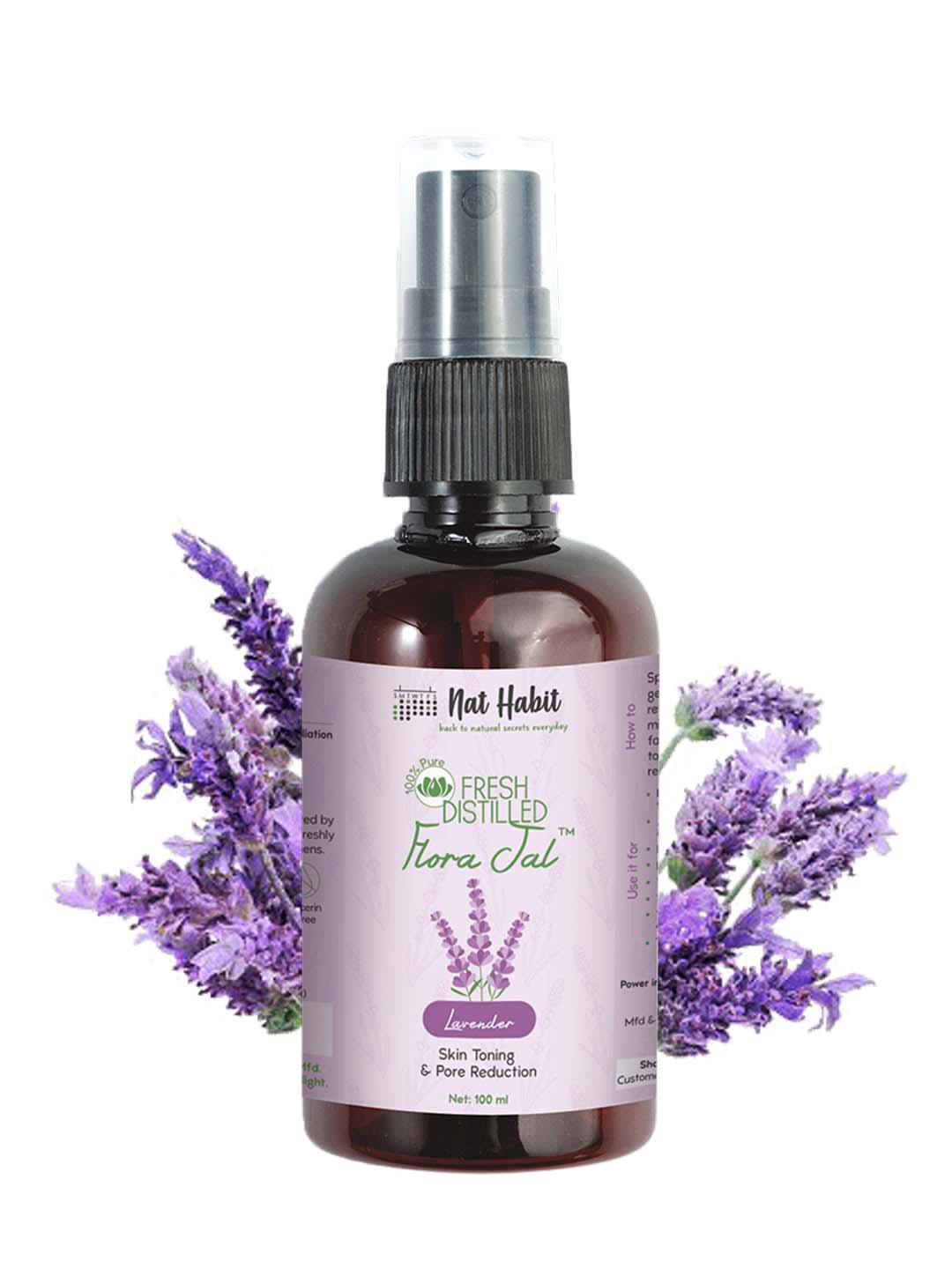 Buy Nat Habit 100% Pure Fresh Distilled Lavender Flora Jal Toner For Skin Toning   100ml -  - Personal Care for Unisex