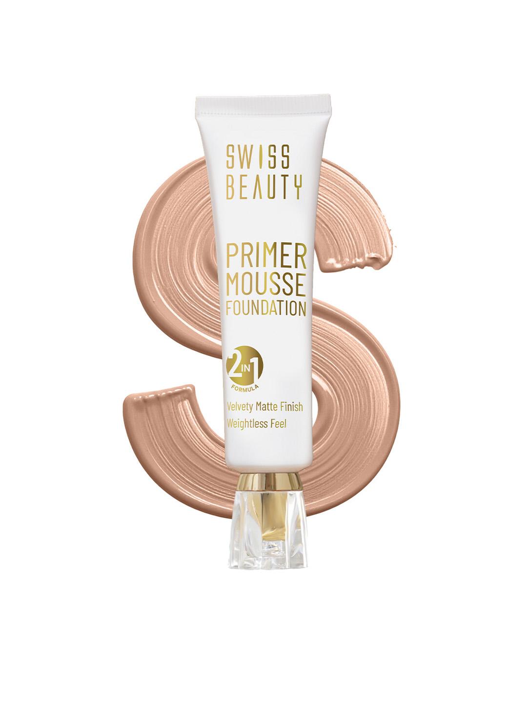 SWISS BEAUTY Primer Mousse Foundation - Natural Nude 30ml - Image 1