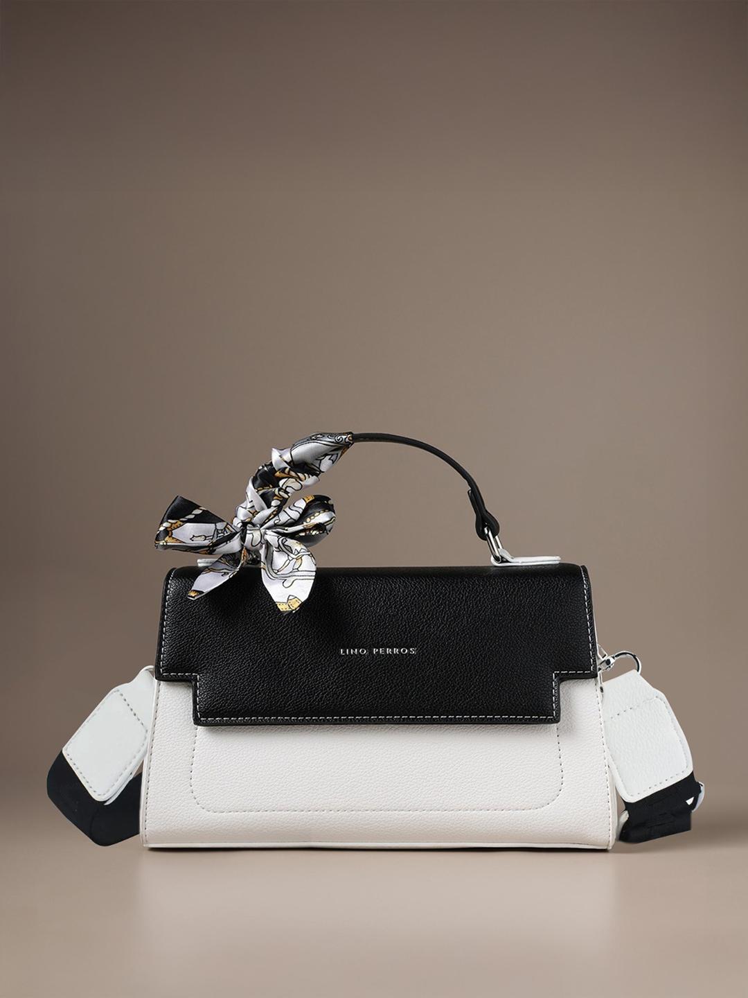 Buy Lino Perros Monroe Leather Detachable Strap Bow Detail Structured Sling Bag - - Accessories for Women