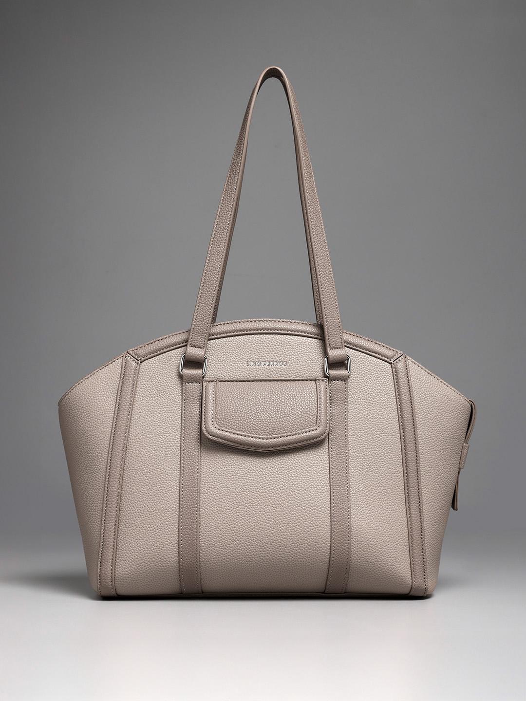 Buy Lino Perros Ella Solid Synthetic Leather Large Swagger Tote Bag -  - Accessories for Women