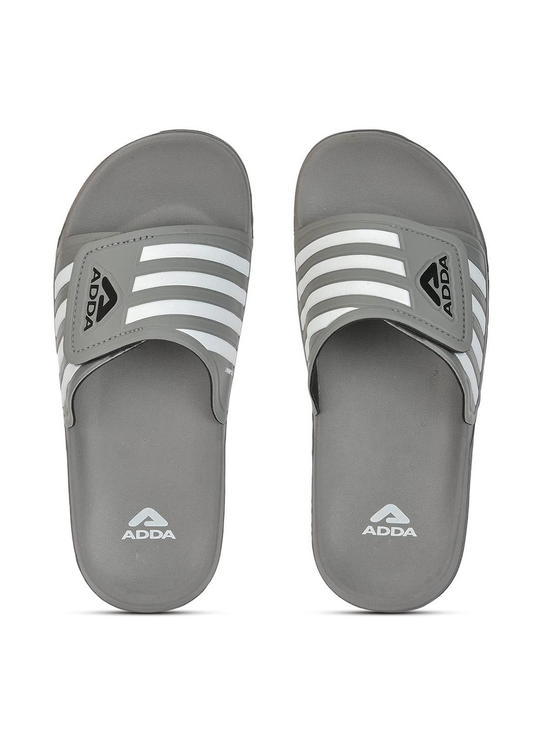 Buy Adda Striped Sliders Flip Flops - Flip Flops for Men 36277374 | Myntra