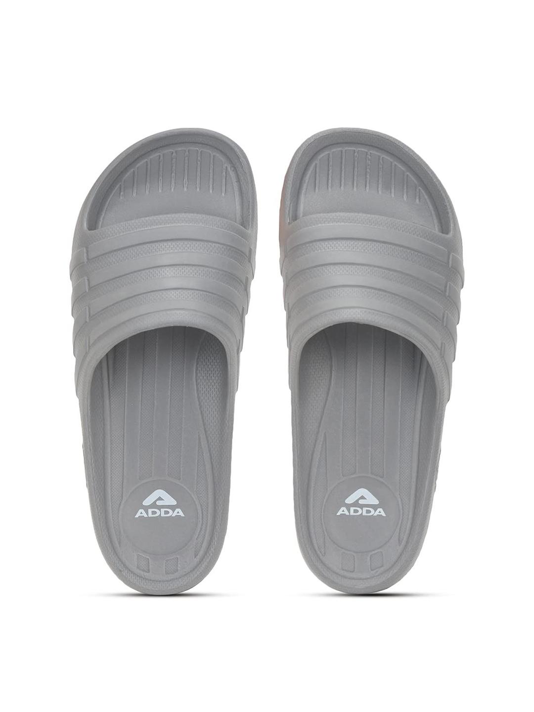 Buy Adda Striped Rubber Sliders - Flip Flops for Men 36277284 | Myntra