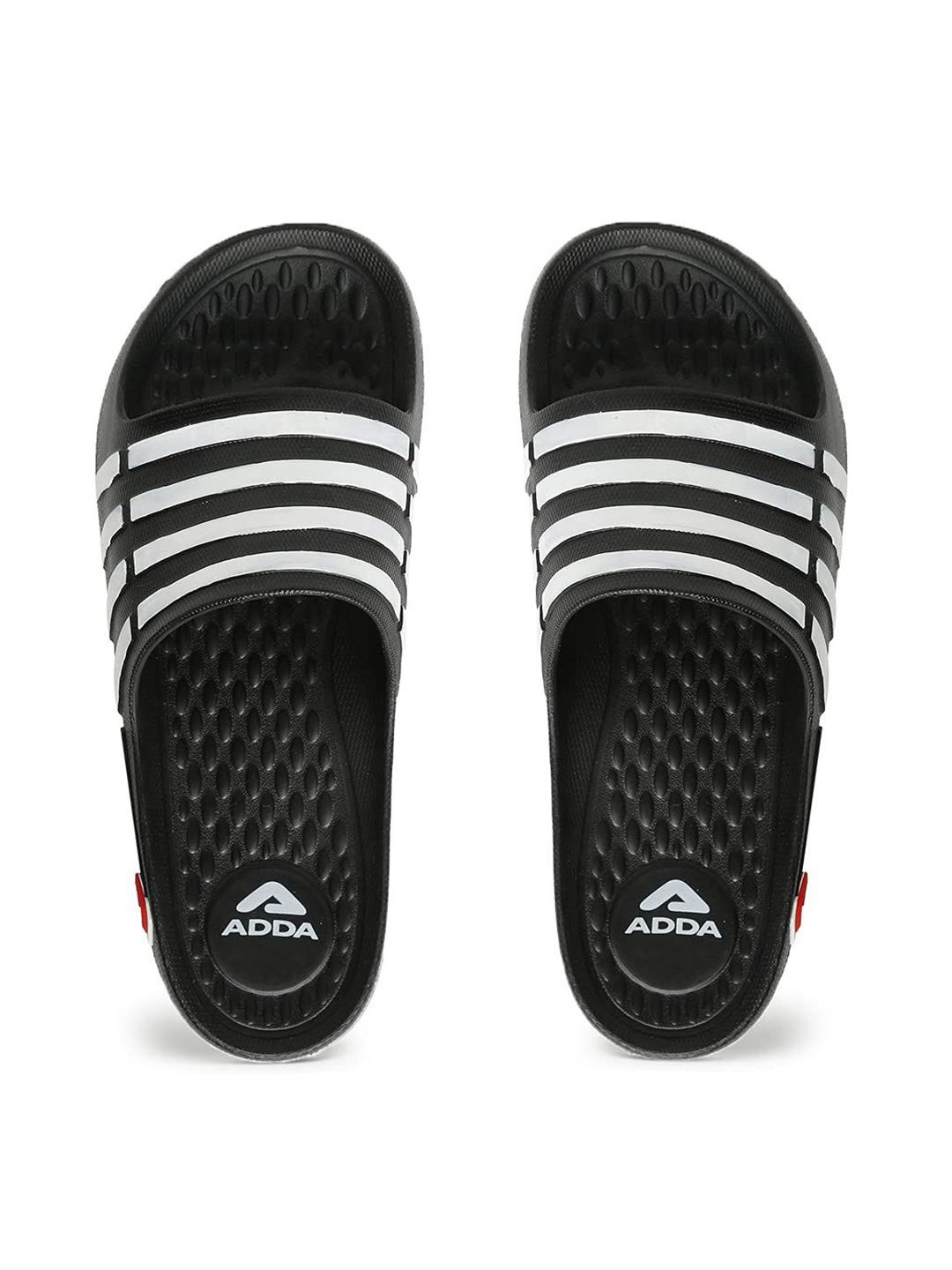 Buy Adda Men Striped Rubber Sliders - Flip Flops for Men 36277279 | Myntra