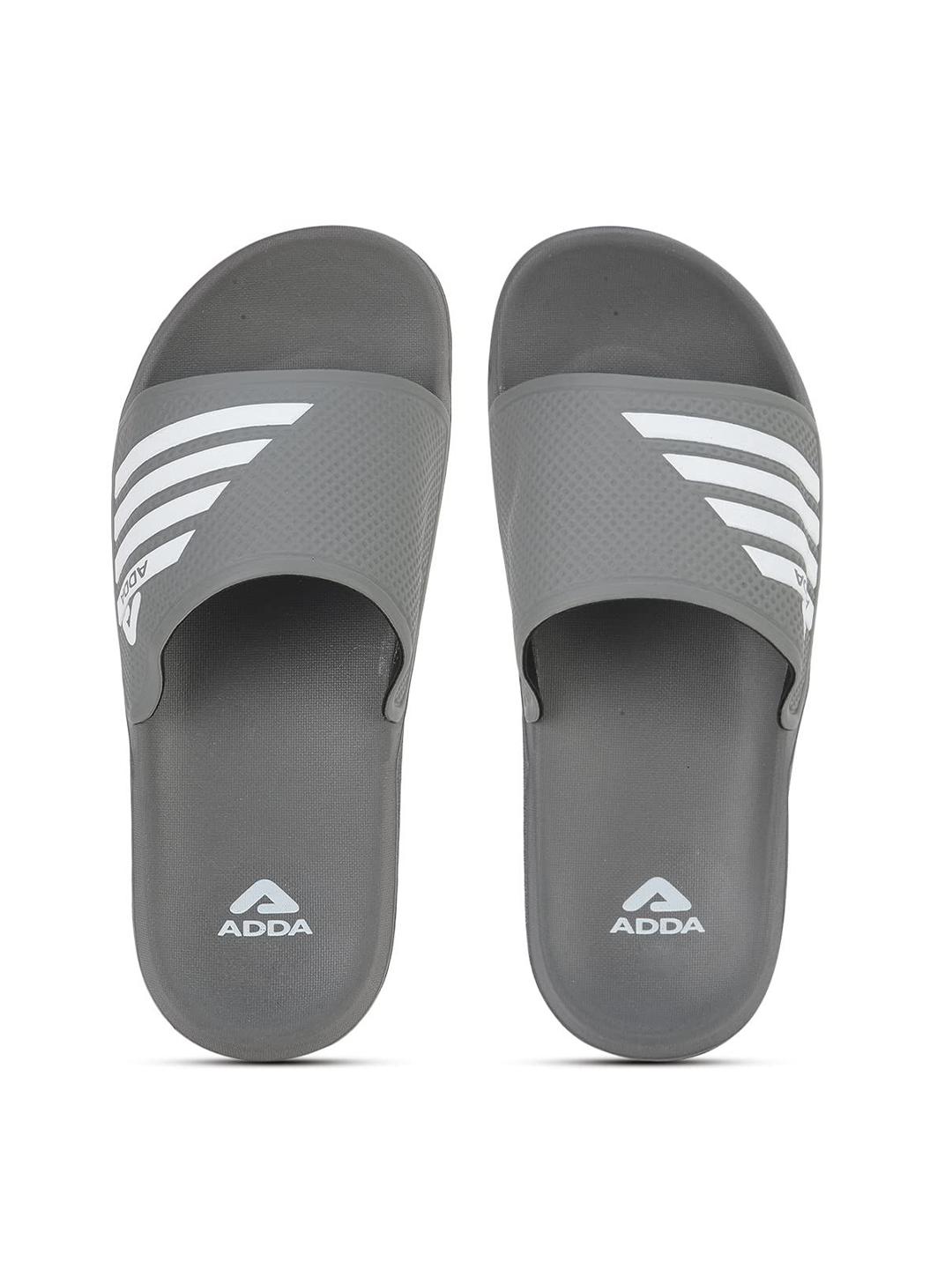 Buy Adda Striped Sliders Flip Flops - Flip Flops for Men 36277307 | Myntra