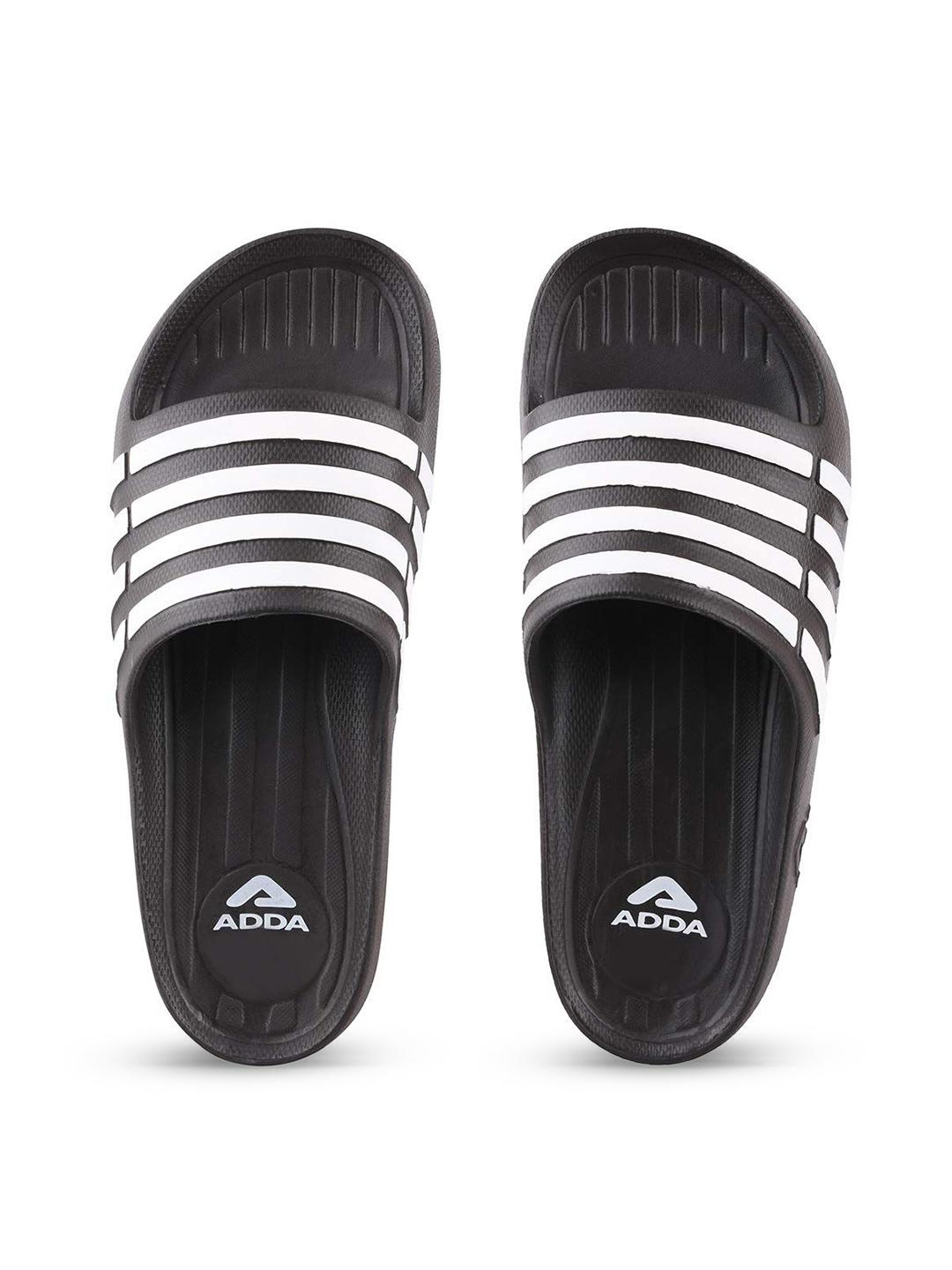 Buy Adda Striped Sliders - Flip Flops for Men 36277290 | Myntra