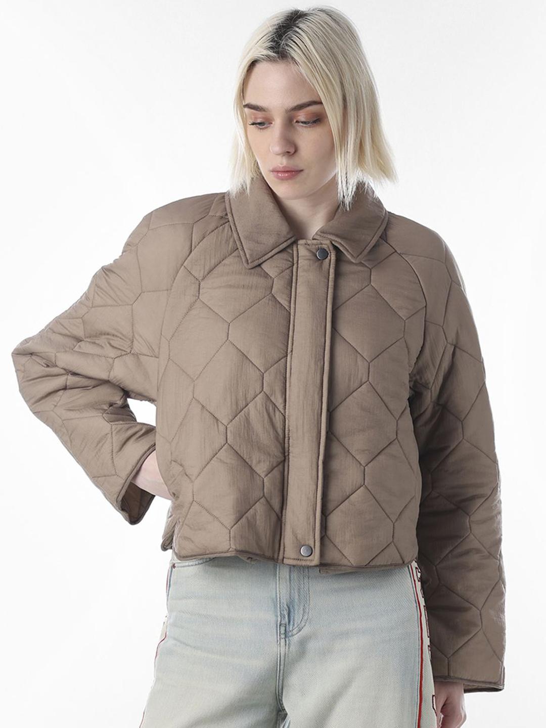 ONLY Women Spread Collar Solid Tailored Jacket