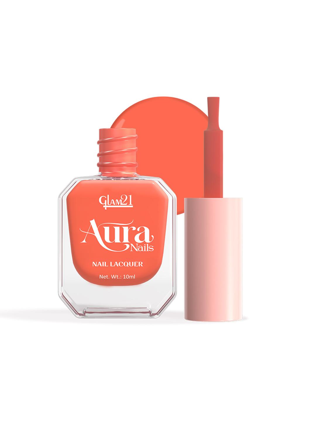 Buy GLAM21 Aura Nails High Shine Chip Resistant Nails Lacquer 10 Ml Caramel Calm 43 - - Personal Care for Women
