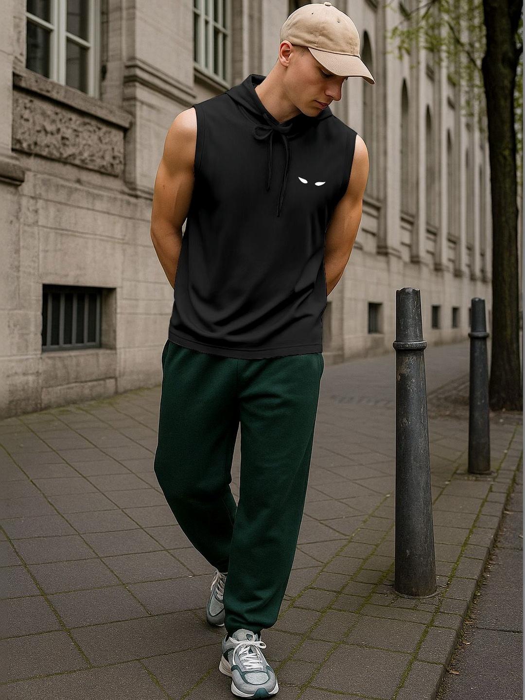 Buy FTX Sleeveless Hooded Gym Vest - - Apparel for Men