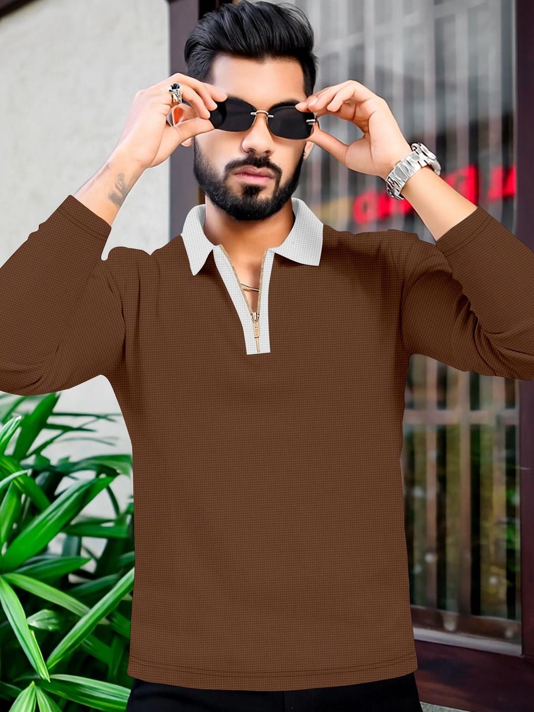 Buy HAPPY KHAJANA Men Polo Collar T Shirt - Tshirts for Men 38521433 ...