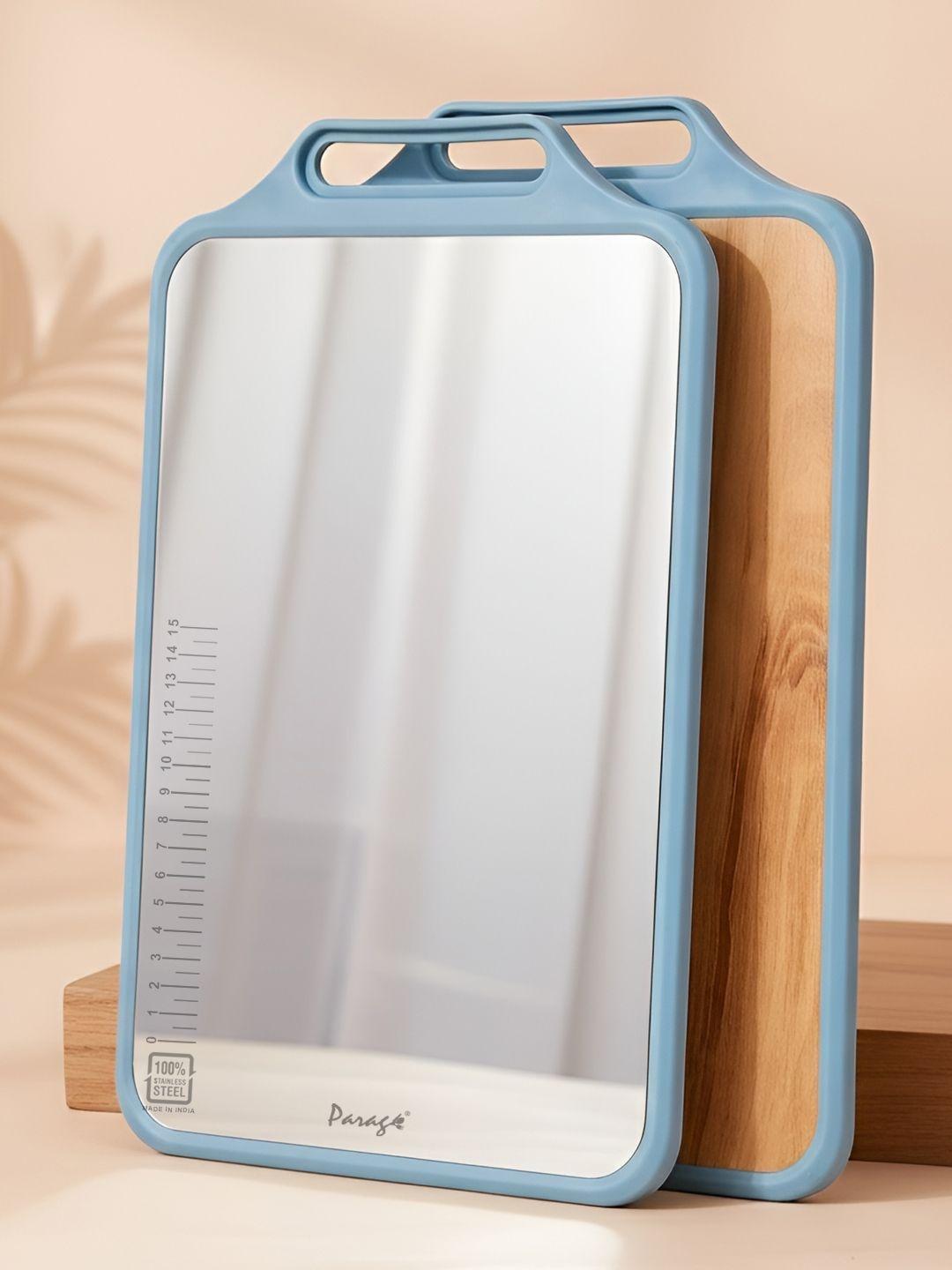 Buy Parage Stainless Steel & Wooden Dual Sided Chopping Board - - Home for Unisex