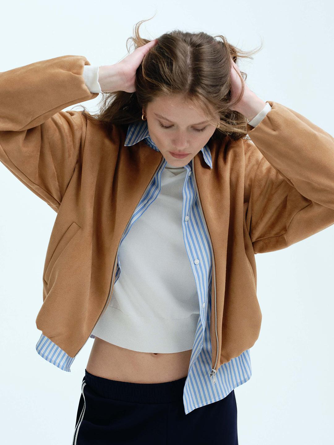 H&M Oversized Jersey Jacket