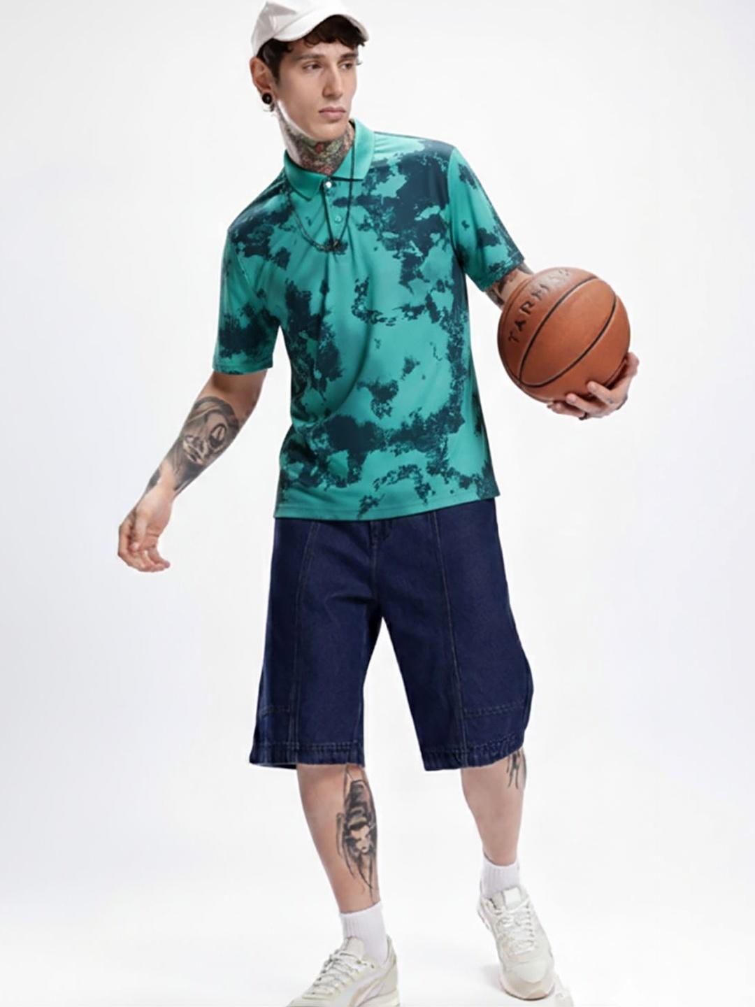 Buy SZN Men Printed Polo Collar T Shirt - Tshirts for Men 38647081 | Myntra
