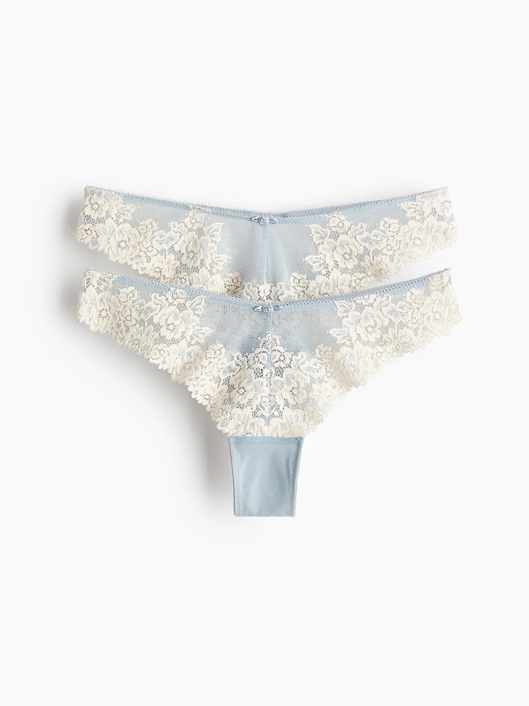 Buy H&M 2 Pack Lace Brazilian Briefs - Briefs for Women 38466911 | Myntra