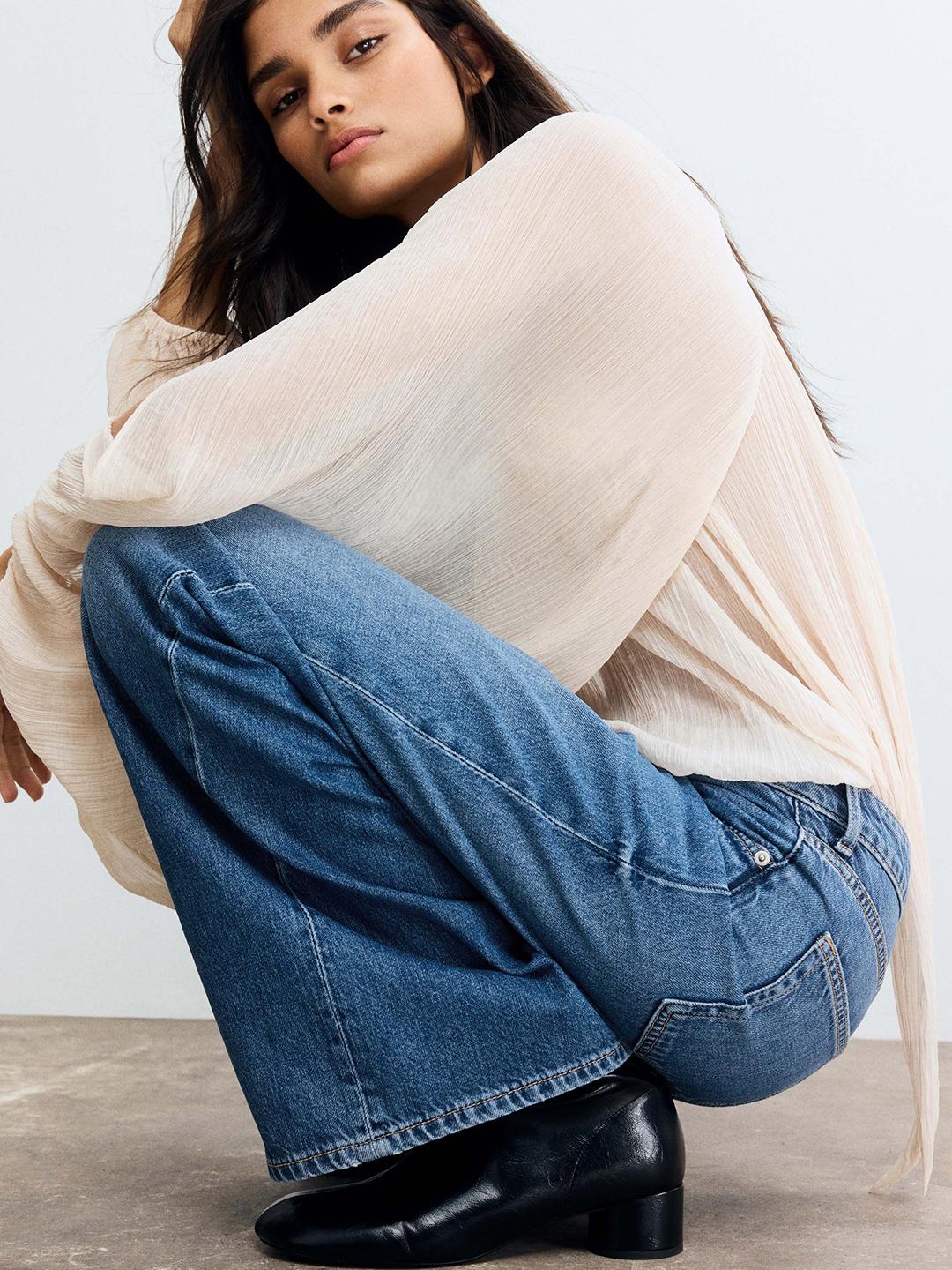 H&M Wide Ultra High Jeans