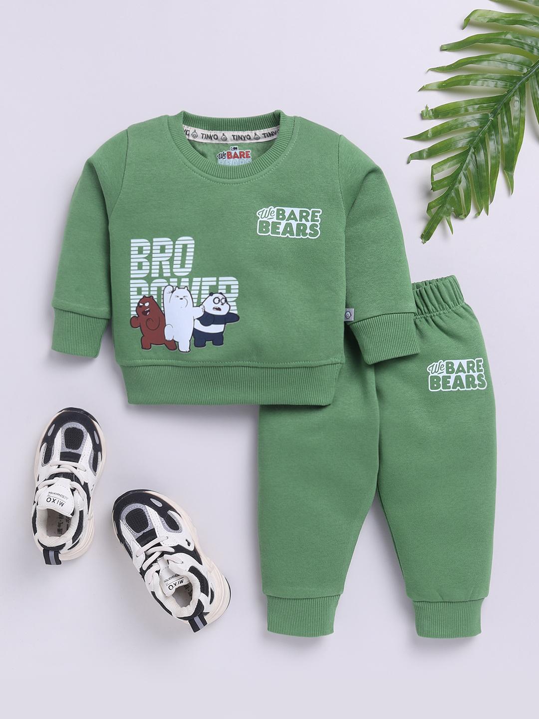 Buy YK X Tinyo Infant Boys We Bare Bears Printed Clothing Set - - Apparel for Boys