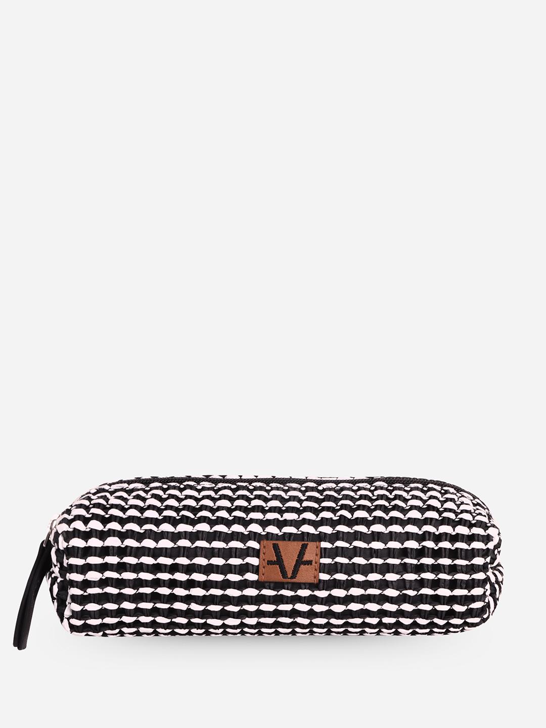 Buy Avake Lightweight Raffia Vegan Leather Small Toiletry Pouch ...