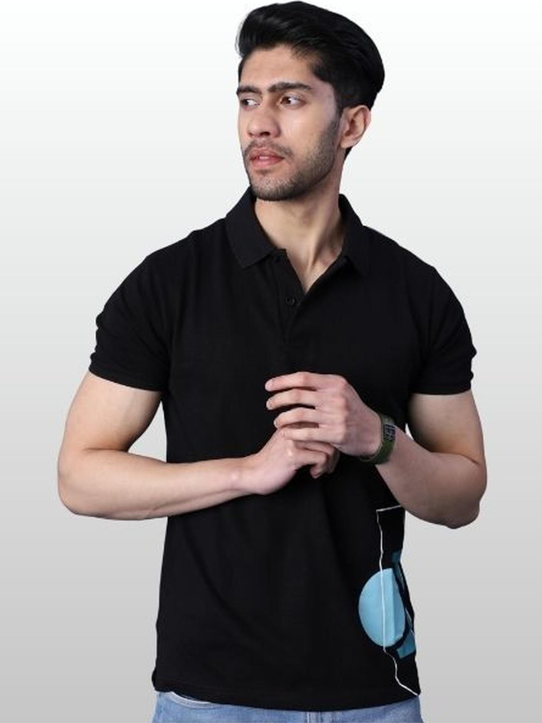 Buy SEREIN Men Printed Polo Collar T Shirt - Tshirts for Men 38725753 ...