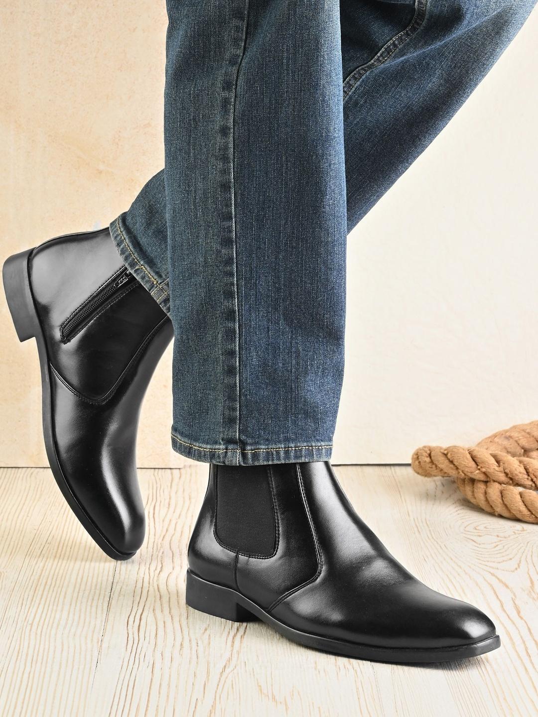 Buy TROTUS Men Mid Top Chelsea Boots - - Footwear for Men